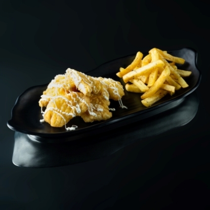 Picture of Chicken nuggets with french fries 