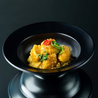 Picture of Chicken with curry sauce