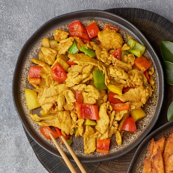 Picture of Chicken in curry sauce(half portion)